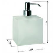 Дозатор для жидкого мыла Bemeta Plaza 118109042 Хром-1