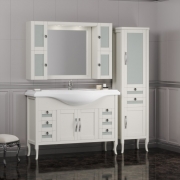 Комплект мебели для ванной Opadiris Мираж 120 Слоновая кость-3