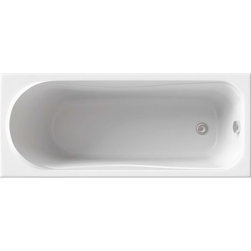 Акриловая ванна Bas Стайл 160x70 В 00034 без гидромассажа боковой экран bas стайл r