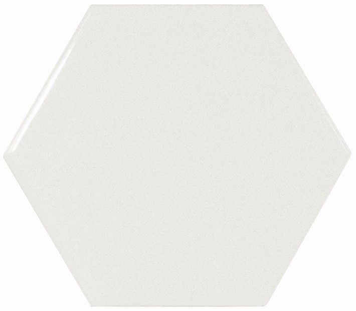 Керамическая плитка Equipe Scale Hexagon White настенная 10,7х12,4 см керамическая плитка equipe сhevron wall white right matt 23361 настенная 5 2x18 6 см