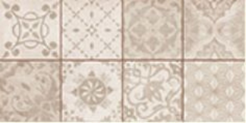 цена Керамический декор Laparet Bastion с пропилами под мозаику бежевый 08-03-11-453-0 20х40 см