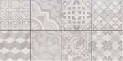 Керамический декор Laparet Bastion с пропилами под мозаику серый 08-03-06-453-0 20х40 см