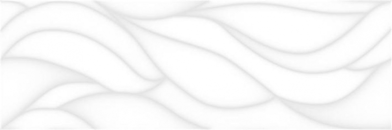 Керамическая плитка Laparet Sigma белый рельеф настенная 17-10-00-463 20х60 см