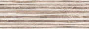 Керамическая плитка Laparet Polaris серый рельеф настенная 17-10-06-493 20х60 см