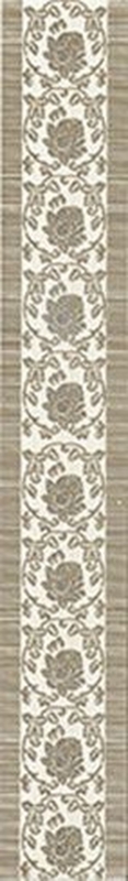 Керамический бордюр Lasselsberger Ceramics Белла серый 1503-0041 6х39,8 см