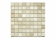 Каменная мозаика Orro Mosaic Stone Botticino Pol. 7 мм 30,5х30,5 см