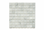 Каменная мозаика Orro Mosaic Stone Bianco Carrara pol. 7 мм 30,5х30,5 см