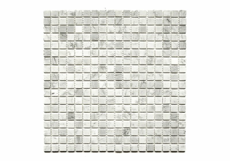 Каменная мозаика Orro Mosaic Stone Bianco Carrara pol. 4мм 30,5х30,5 см