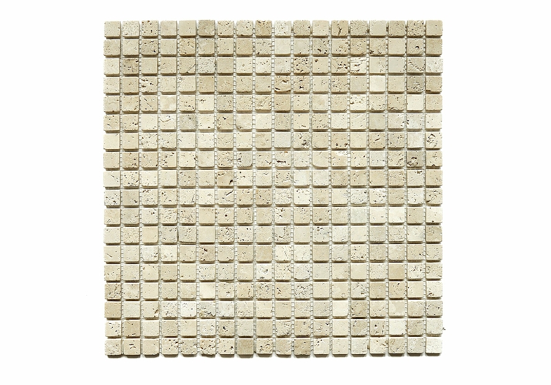 цена Каменная мозаика Orro Mosaic Stone Travertine Classic Tum. 4мм 30,5х30,5 см