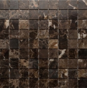 Каменная мозаика Orro Mosaic Stone Emperador Dark Pol. 7мм 30,5х30,5 см