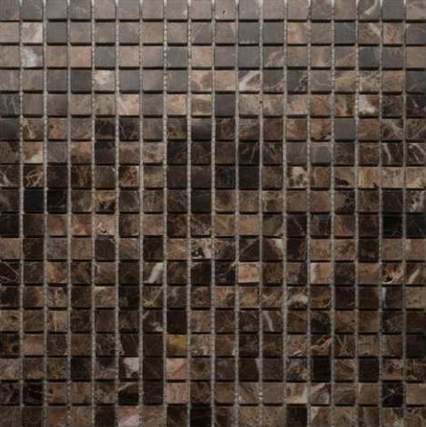 Каменная мозаика Orro Mosaic Stone Emperador Dark Pol. 4мм 30,5х30,5 см
