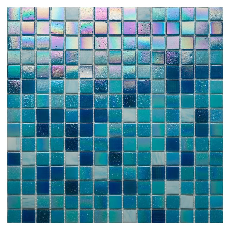 цена Стеклянная мозаика Orro Mosaic Classic Parad Blue JC 718 32,7х32,7 см