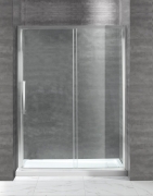 Душевая дверь в нишу Cezares Lux Soft W-BF-1 120 профиль Хром стекло прозрачное