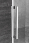 Душевая дверь в нишу Cezares Lux Soft W-BF-1 120 профиль Хром стекло прозрачное-1