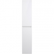 Шкаф пенал Style Line Даймонд 30 Люкс Plus подвесной Белый глянец-1