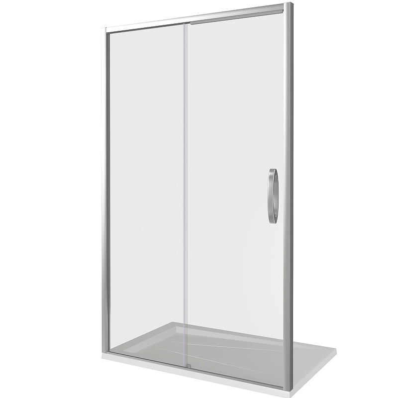 Душевая дверь Good Door Antares WTW-140-C-CH 140 профиль Хром стекло прозрачное цена и фото