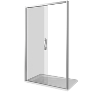 Душевая дверь Good Door Antares  WTW-140-C-CH 140 профиль Хром стекло прозрачное-1