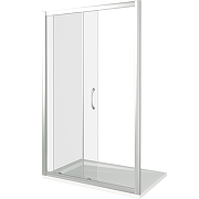 Душевая дверь Good Door Latte WTW-110-C-WE 110 профиль Белый стекло прозрачное-1