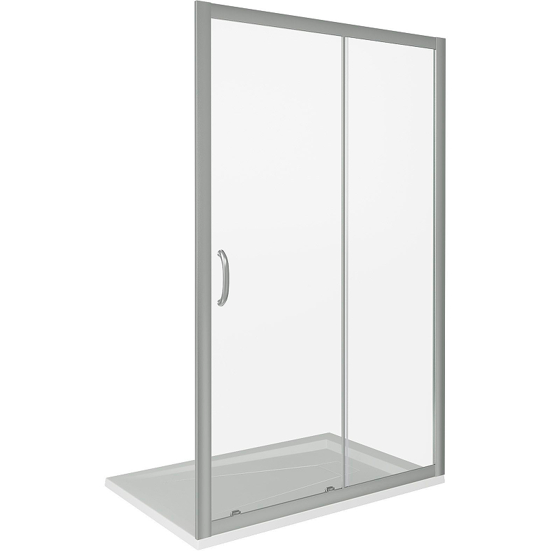 Душевая дверь Good Door Infinity WTW-110-C-CH 110 профиль Хром стекло прозрачное душевая дверь в нишу good door altair wtw 110 c ch 110 профиль хром стекло прозрачное