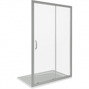 Душевая дверь в нишу Good Door Infinity WTW-130-C-CH 130 профиль Хром стекло прозрачное
