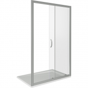 Душевая дверь в нишу Good Door Infinity WTW-130-C-CH 130 профиль Хром стекло прозрачное-1