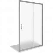 Душевая дверь в нишу Good Door Infinity WTW-130-C-CH 130 профиль Хром стекло прозрачное-2