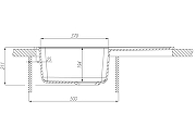 Кухонная мойка Aquaton Аманда 78 1A712832AD210 Графит-4