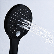 Ручной душ WasserKRAFT A078 Черный матовый-3