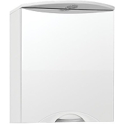 Зеркальный шкаф Style Line Жасмин 2 Люкс 60 ЛС-00000216 с подсветкой Белый