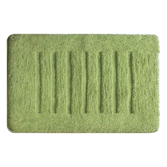 Коврик для ванной комнаты Milardo Green Lines 50х80 Зеленый коврик для ванной комнаты 50х80 см numkesh beige