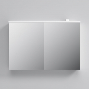 Зеркальный шкаф AM.PM Spirit V2.0 101 M70AMCX1001WG с подсветкой Белый-1