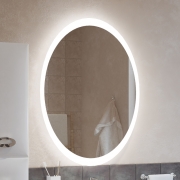 Зеркало Marka One Ovale Art 65 Light с подсветкой-1