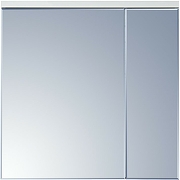 Зеркальный шкаф Aquaton Брук 80 1A200602BC010 с подсветкой Белый