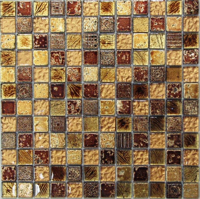 Мозаика Bonaparte Стеклянная с камнем Antik-2 30х30 см