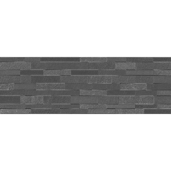 Керамическая плитка Kerama Marazzi Гренель серый темный структура обрезной 13055R настенная 30х89,5 см