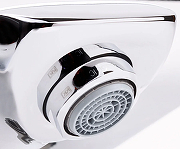 Смеситель для ванны Hansgrohe Ecostat Select 13141400 с термостатом Хром Белый-8