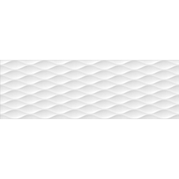 Керамическая плитка Kerama Marazzi Турнон белый структура обрезной 13058R настенная 30х89,5 см