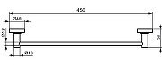 Полотенцедержатель Ideal Standard IOM A9117AA Хром-3