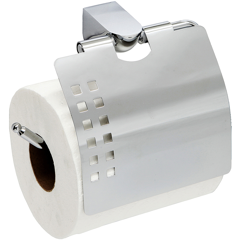 Держатель туалетной бумаги WasserKRAFT Kammel K-8325 с крышкой Хром держатель туалетной бумаги wasserkraft kammel k 8396w белый матовый