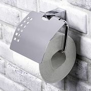 Держатель туалетной бумаги WasserKRAFT Kammel K-8325 с крышкой Хром-1