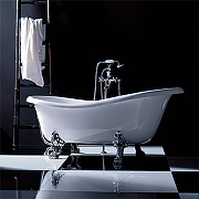 Акриловая ванна Kerasan Retro 170x77 105590 Белый Хром-3