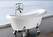 Акриловая ванна Kerasan Retro 170x77 105590 Белый Хром-5
