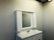 Зеркальный шкаф Comforty Палермо 120 00004142365 Белый глянец-3