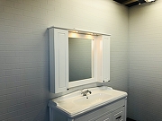 Зеркальный шкаф Comforty Палермо 120 00004142365 Белый глянец-4