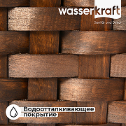 Корзина для аксессуаров WasserKRAFT Berkel WB-480-M Темно-коричневая-1
