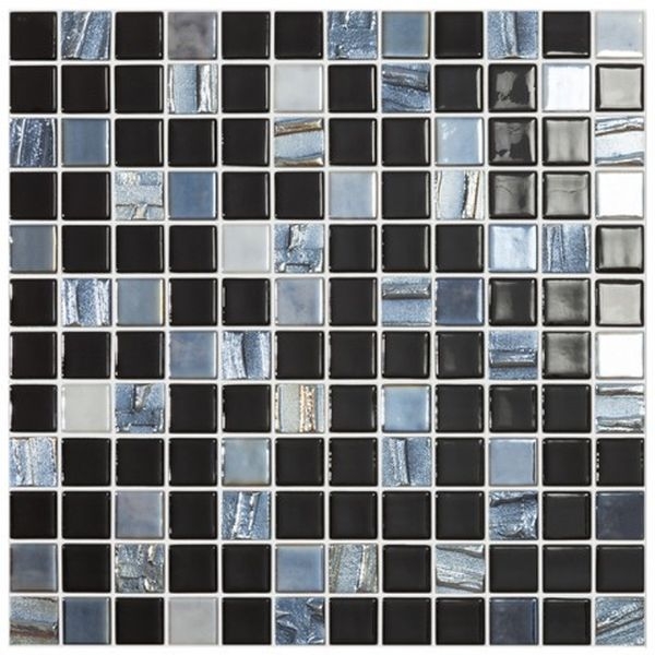 Стеклянная мозаика Vidrepur Astra Black Черный 31,7х31,7 см стеклянная мозаика vidrepur edna mix 828 черный 31 7х31 7 см