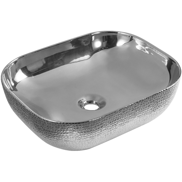Раковина-чаша CeramaLux 50 D1302H009 Серебро раковина ceramalux накладная d1302h020 черный серебро