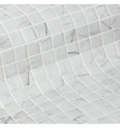 Стеклянная мозаика Ezarri Zen Carrara 31,3х49,5 см