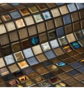 Стеклянная мозаика Ezarri Topping Pecans 31,3х49,5 см