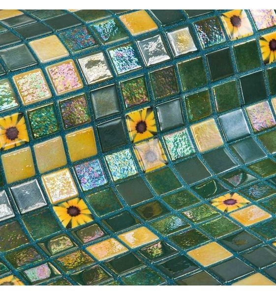 цена Стеклянная мозаика Ezarri Topping Marigold 31,3х49,5 см